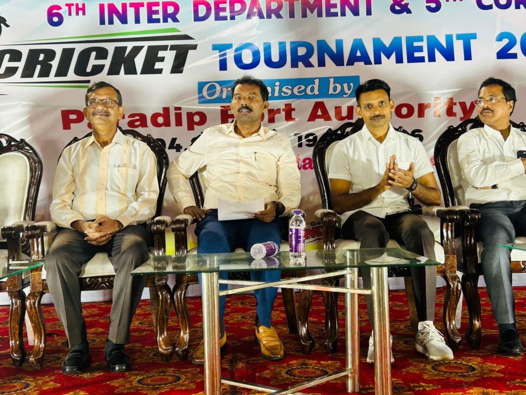 Inter-Department and Corporate Cricket Tournaments Bring Teams Together in Paradip cricket 09042026